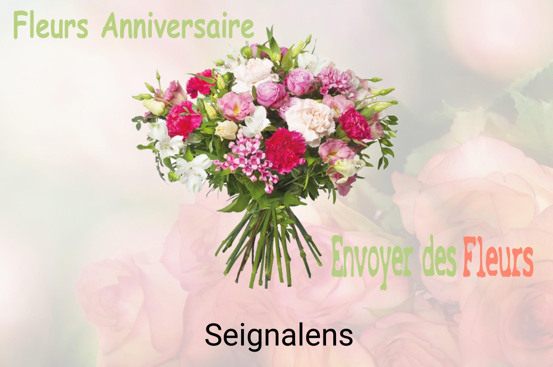 Bouquet de fleurs d’anniversaire livré à Seignalens